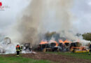 D: Brand von Traktor und 300 Heuballen in Nonnweiler