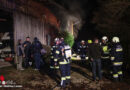 Oö: Neun Feuerwehren bei Brand in der Garage eines Vierkanthofes in Wolfsegg am Hausruck im Einsatz