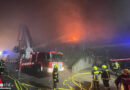 Bgld: Großeinsatz bei Dachbrand neben dem Pflegezentrum in Draßburg