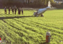 D: Notlandung eines Sportflugzeuges in einem Feld in Hattingen & zwei Verletzte nach CO-Austritt