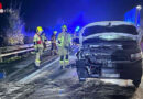 Nö: Kleinbus fährt auf A 1 bei Pöchlarn auf Lkw auf → drei Verletzte