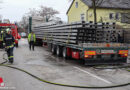 Oö: Starke Rauchentwicklung an Lkw in Wels