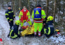 Oö: Feuerwehrmann fand gestürzte Frau im Pesenbachtal