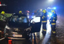 Stmk: Pkw-Verkehrsunfall mit zwei Fahrzeugen und vier Verletzten in Kobenz