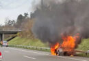 Schweiz: Motorkontrollleuchte als Vorbote für Autobrand auf der A 7 bei Frauenfeld