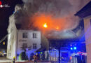 Schweiz: Schwieriger Einsatz bei Feuer in historischem Gebäude (ehemaliges Restaurant “Löwen”) in Erlinsbach → ein Todesopfer