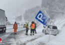 Stmk: Parkplatz-Hinweisschild auf der A 9 aufgegabelt