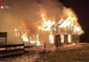 Schweiz: Haus bei Feuer in Le Châtelard vollständig in Flammen, eine Person gerettet