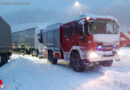 Stmk: Feuerwehren der BFV Voitsberg nach massiven Schneefällen gefordert