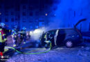 D: Mehrere Fahrzeugbrände an einem Abend in Plettenberg