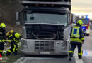 D: Motorbrand an Autotransporter auf der A 1 bei Schwelm