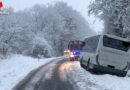 Bayern: Schneefall am 18.01.2023 sorgt für zwei Verkehrsunfälle bei Würzburg