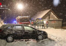 Oö: Pkw-Kollision bei winterlichen Straßenverhältnissen in Offenhausen