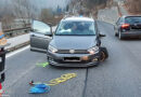 Oö: Bergearbeiten nach Pkw-Streifkollision auf der B 145 in Mitterweissenbach (Bad Ischl)