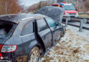 Stmk: Verkehrsunfall A2 bei Mooskirchen → Pkw kam von der Fahrbahn ab