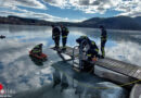 Stmk: Eisrettungsübung der Feuerwehr Stubenberg am See