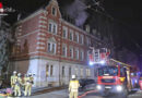 D: Feuerwehr und Polizei retten zahlreiche Menschen bei Wohnungsbrand in Dresden