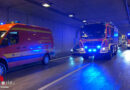 D: Vier Verletzte bei Unfall im Autobahntunnel Altfranken in Dresden