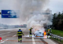 Bayern: Brennender BMW → Sperre der A 99 in Höhe von München