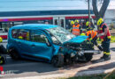 Oö: Pkw überschlägt sich nach Kollision mit Baum auf der B 129 in Alkoven