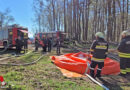 Nö: Rund 350 Feuerwehrmitglieder übten Waldbrandeinsatz am Hegerberg