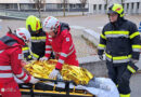 Stmk: Zwei Wehren beüben Brand im Krankenhaus Bruck an der Mur