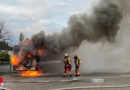 D: Vollbrand eines Linienbusses in Düren