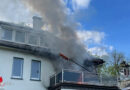 D: Brand auf Dachterrasse eines Mehrfamilienhauses in Essen