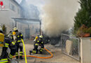 Bayern: Feuer in einer Garage in München