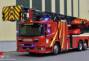 Schweiz: Neue Scania-42-m-Drehleiter für die Werkfeuerwehr der EMS-CHEMIE AG in Tamins