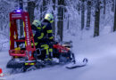 Oö: Skidoo der Freiw. Feuerwehr Ulrichsberg → der Pistenretter