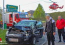 Oö: Autolenkerin bei Kollision zwischen Pkw und Traktor in Ried im Traunkreis schwer verletzt