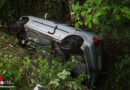 Oö: Auto in Tollet im Kroisbach gelandet