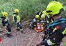 Stmk: FF Kapfenberg-Diemlach beübt Personenrettung nach Forstunfall