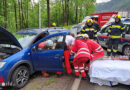 Stmk: Verletzte Person bei Pkw-Auffahrunfall auf der B 116 in Kapfenberg