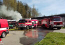 Oö | Tschechien: FF Bad Leonfelden unterstützt Feuerwehren bei Brand in Einkaufszentrum in Studanky