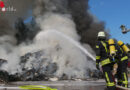 D: Feuer auf Entsorgungsbetrieb in Altencelle → Celler Feuerwehr im Großeinsatz