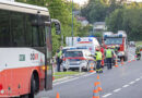 Oö: Auffahrunfall mit Linienbus auf der B129 Höhe Mühlbachkreuzung in Wilhering