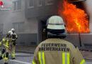 D: Offener Wohnungsbrand in Mehrfamilienhaus in Bremerhaven → 6 AS-Trupps im Einsatz