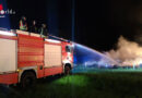 D: Mehrere hundert Rundballen durch Feuer in Düshorn (Walsrode) vernichtet