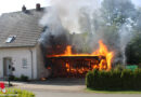 D: Carport-Vollbrand neben Wohnhaus in Hüllhorst