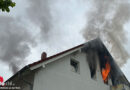 D: Fensterimpuls von außen dämmt Brand in Dachgeschoßwohnung eines Hauses in Mülheim / Ruhr ein