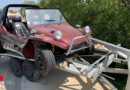 Bgld: Bergung eines verlorenen Anhängers (mit Buggy) in Mattersburg