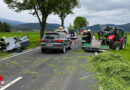 Stmk: Zusammenstoß zwischen Traktor und Pkw in St. Lorenzen