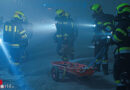 Stmk: Übung “Muldenfahrzeug-Kollision mit Brand” beim Baulos Grautschenhof (ÖBB Semmering-Basistunnel)