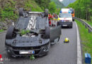 Oö: Trotz Überschlag bei Großraming unverletzt aus Auto geklettert