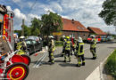 D: Pkw-Dachlandung bei Kollision auf Kreuzung in Schermbeck