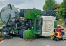 D: Traktor mit 27.000 l Güllefass in Stockach verunfallt