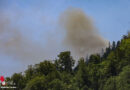 Oö: 11 Feuerwehren bei Waldbrand in Hinterstoder / Klaus im Einsatz