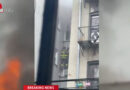 USA: Seilrettung aus dem 4. Stock bei brennendem Gebäude in Brooklyn